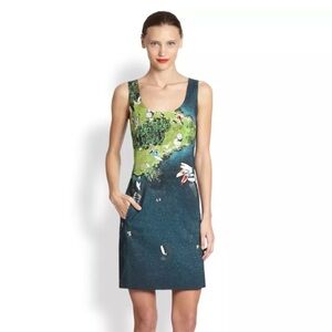 NWOT AKRIS Punto Surfer Print 
Dress size US 10